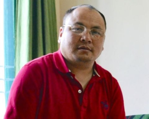 Golog Jigme, who was imprisoned and tortured on several occasions before escaping Tibet in 2014. He has since become a powerful advocate against torture in Tibet